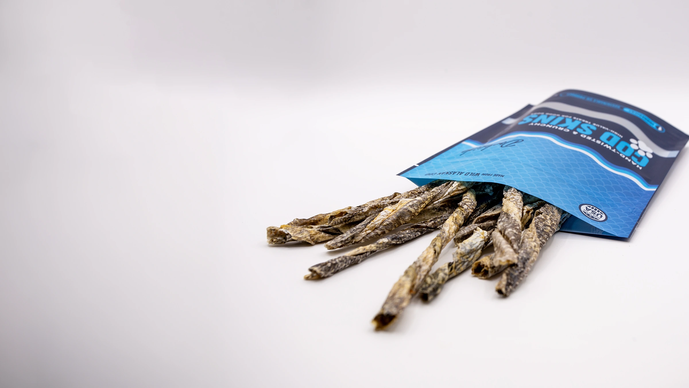 Wild-caught Cod Skins from the docks of New Bedford